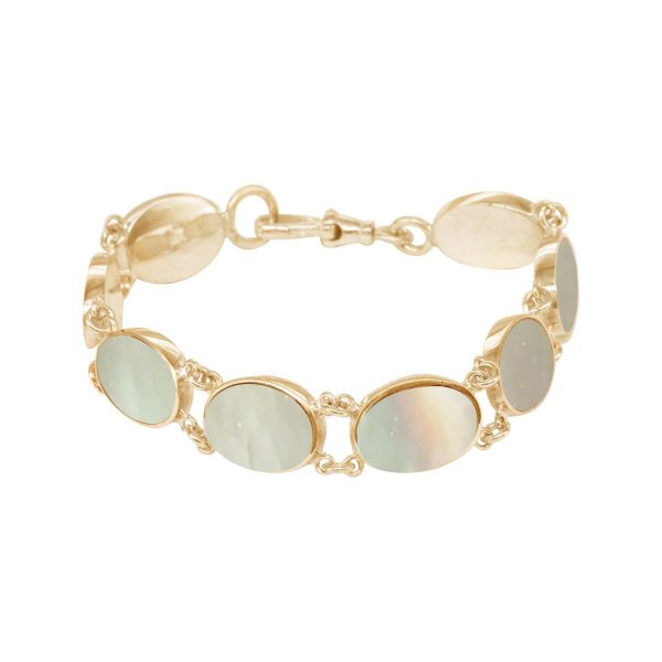 Yellow Gold Mother of Pearl Bracelet