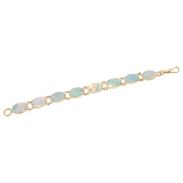 Yellow Gold Opalite Sun Ice Bracelet