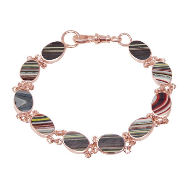 Rose Gold Fordite Bracelet