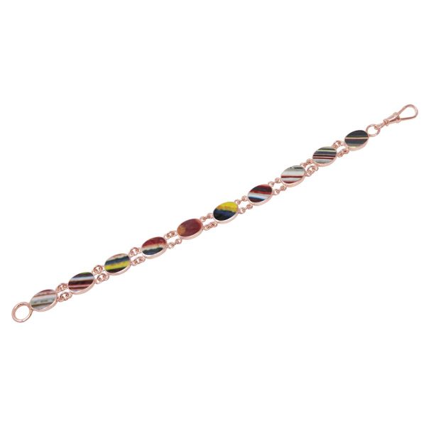 Rose Gold Fordite Bracelet