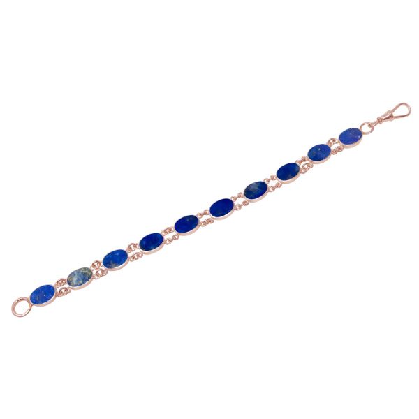 Rose Gold Lapis Bracelet