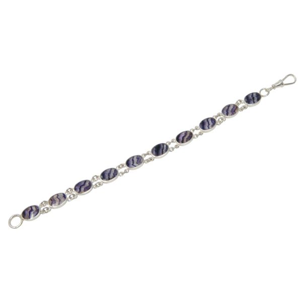 Silver Blue John Bracelet