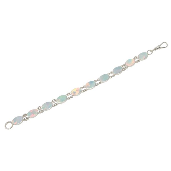 Silver Opalite Sun Ice Bracelet