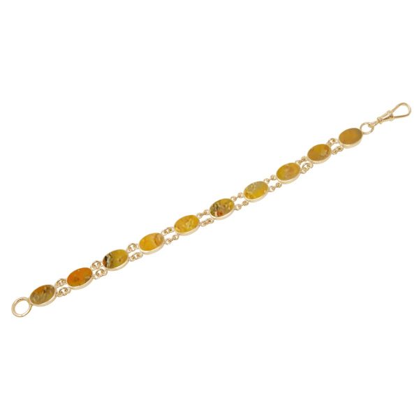 Yellow Gold Bumblebee Jasper Bracelet