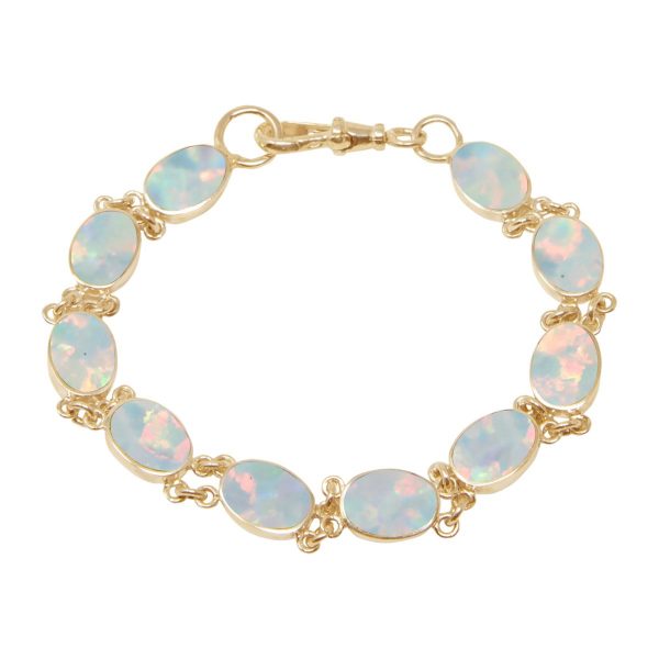 Yellow Gold Opalite Bracelet