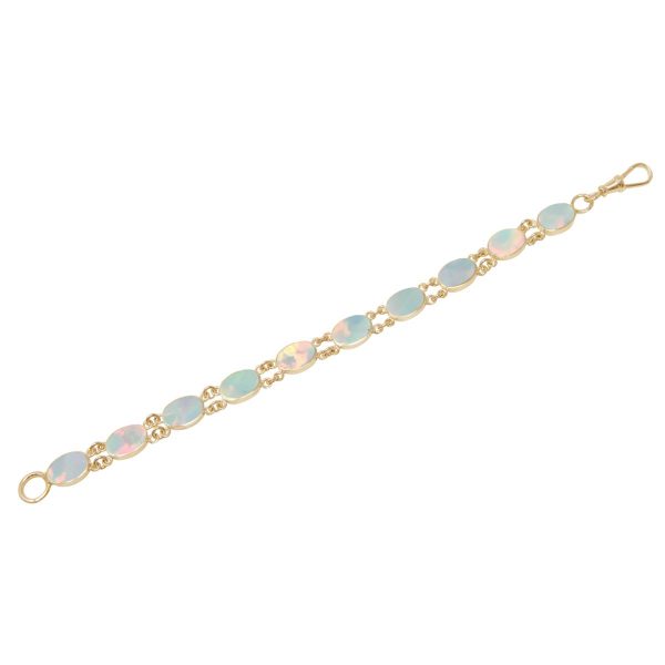 Yellow Gold Opalite Sun Ice Bracelet