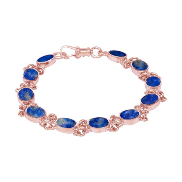 Rose Gold Lapis Bracelet