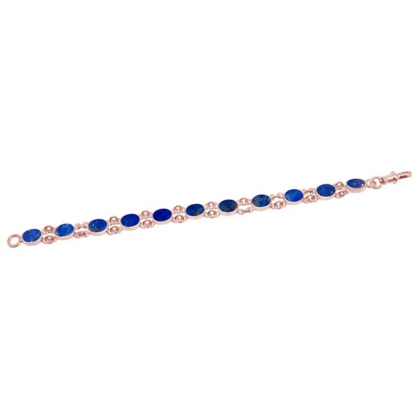 Rose Gold Lapis Bracelet