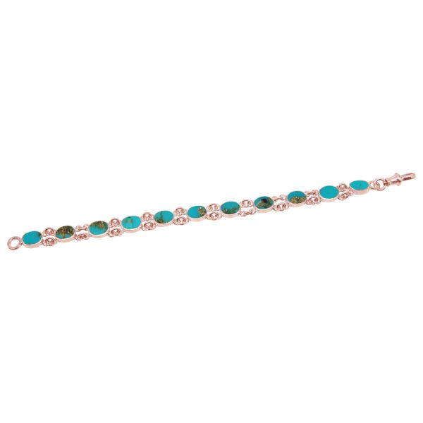 Rose Gold Turquoise Bracelet