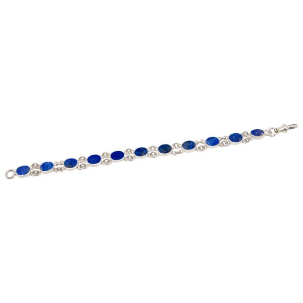 Silver Lapis Bracelet