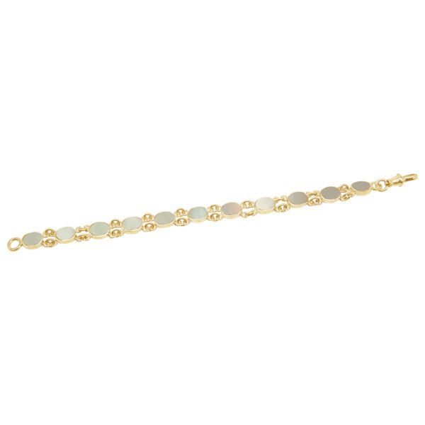 Yellow Gold Mother of Pearl Bracelet