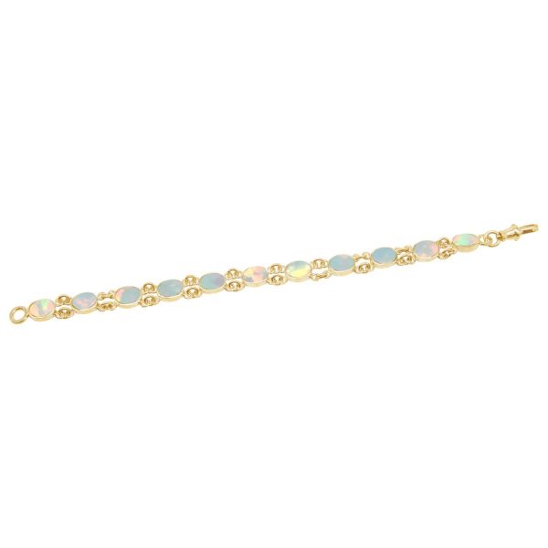 Yellow Gold Opalite Sun Ice Bracelet