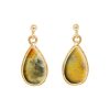 Hold Bumblebee Jasper Drop Earrings