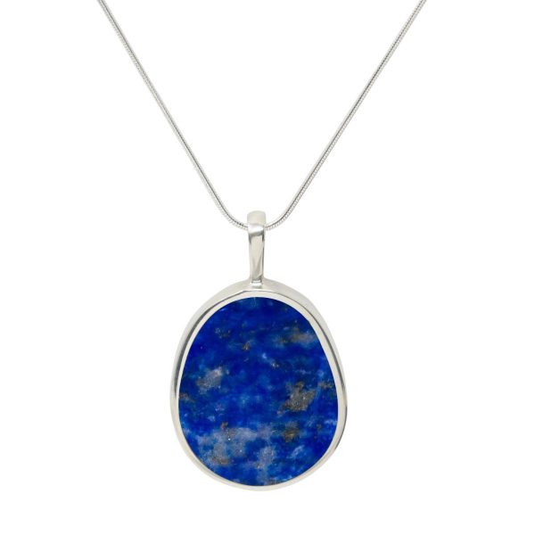 Silver Lapis Pendant