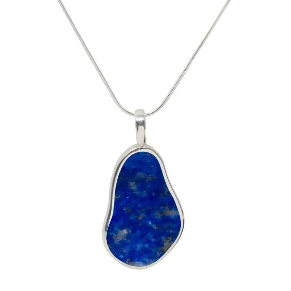 Silver Lapis Pendant