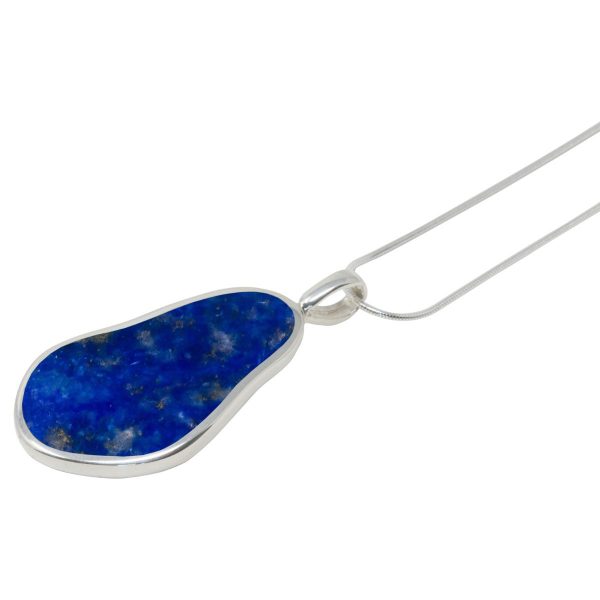 Silver Lapis Pendant