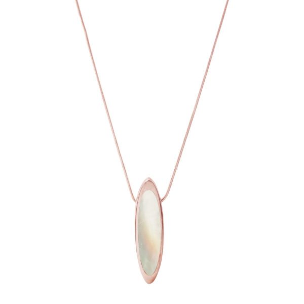 Rose Gold Mother of Pearl Pendant