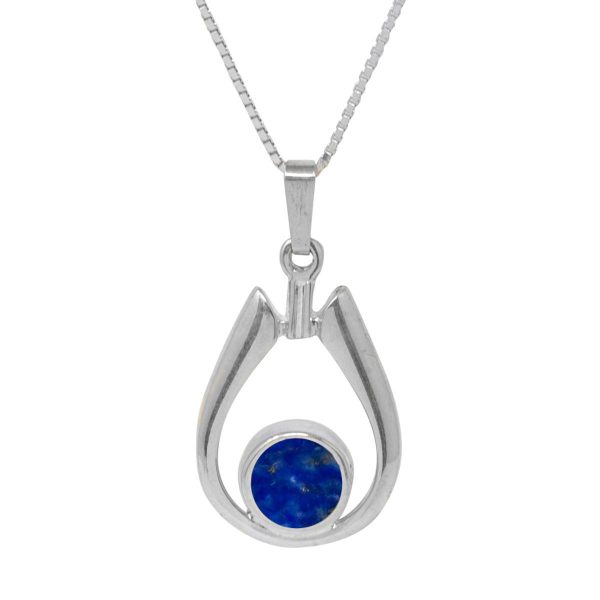 Silver Lapis Pendant