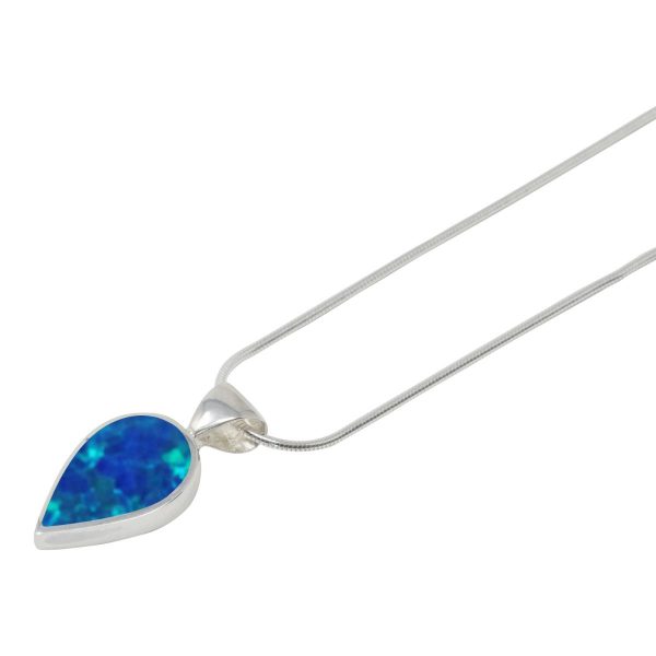 Silver Cobalt Blue Pendant