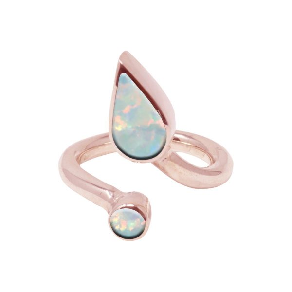 Rose Gold Opalite Sun Ice Ring