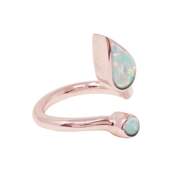 Rose Gold Opalite Sun Ice Ring