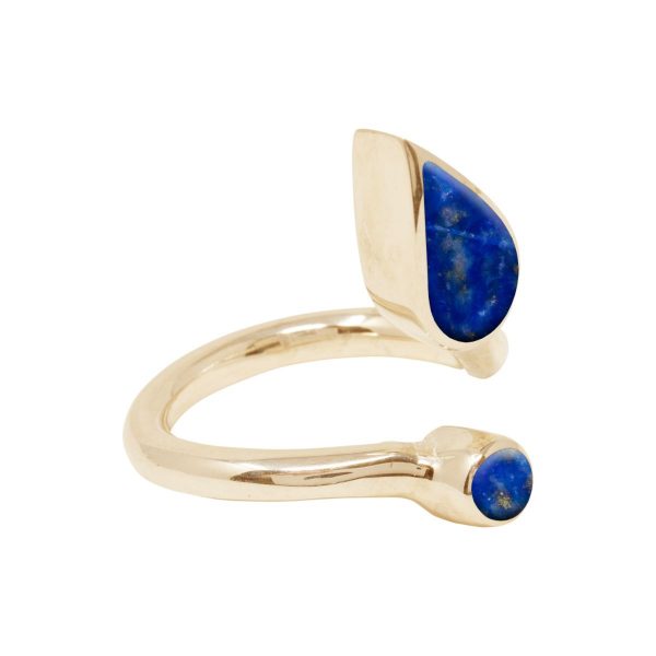 Yellow gold Lapis Ring