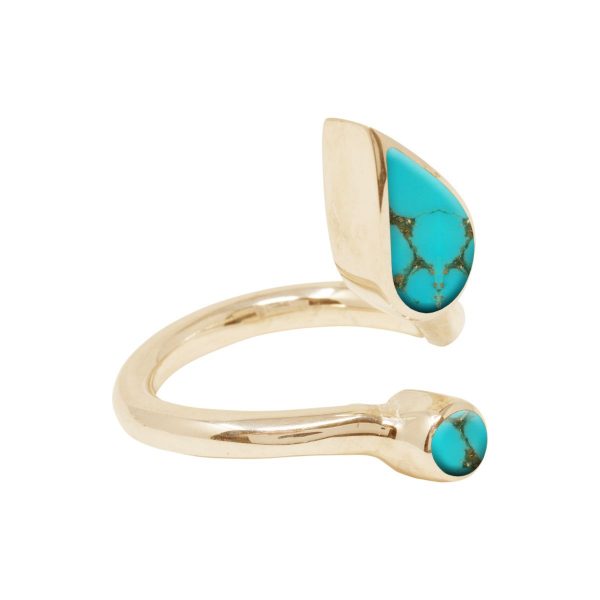 Yellow Gold Turquoise Ring