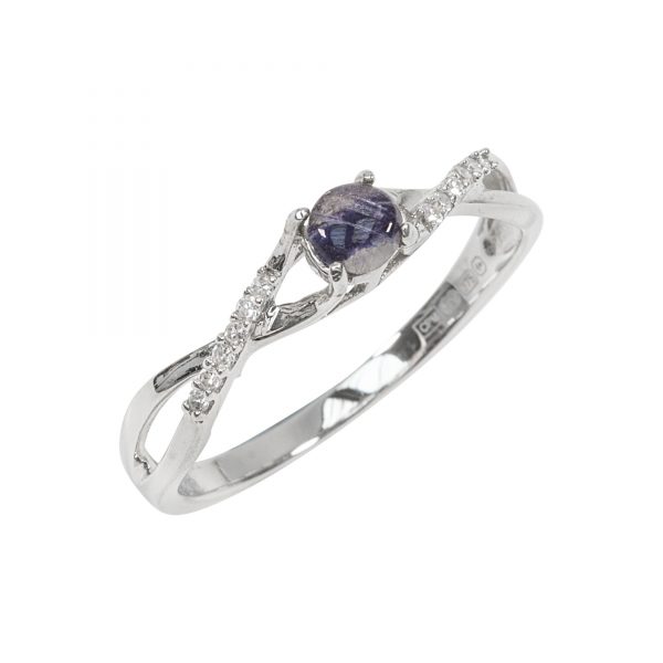 Blue John and diamond ring 2