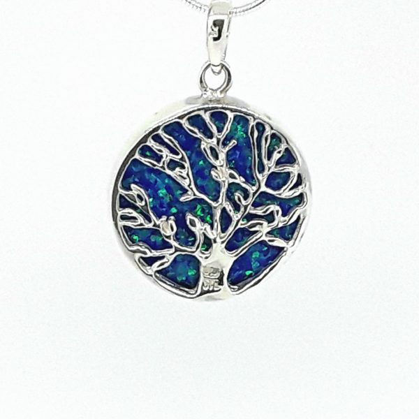 Silver tree of life pendant