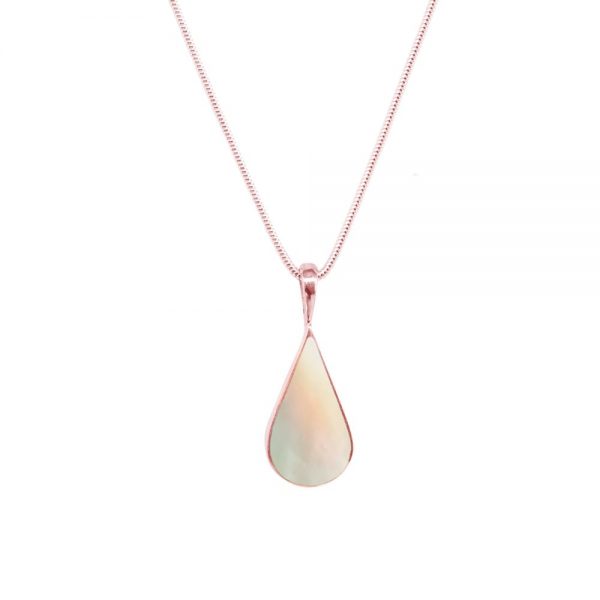 Rose Gold Mother of Pearl Pendant