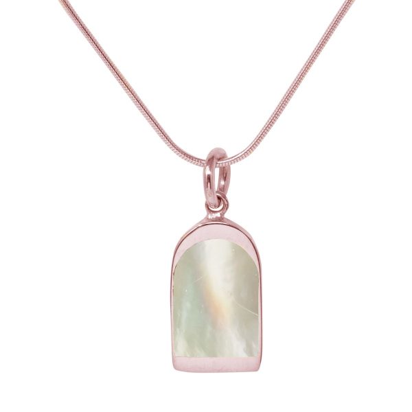 Rose Gold Mother of Pearl Pendant