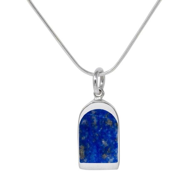 Silver Lapis Pendant