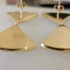 Fabulous Double Drop 9ct Gold & Blue John Earrings - Image 2